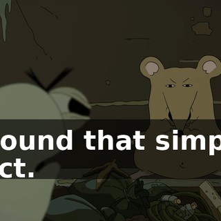 around that simple fact.