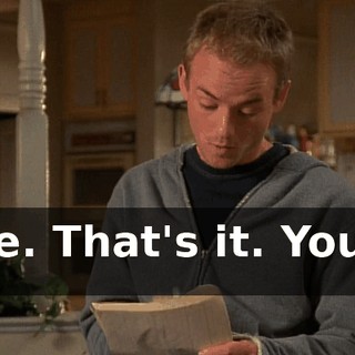 One. That's it. You're up.