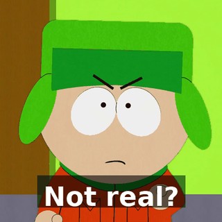 Not real?