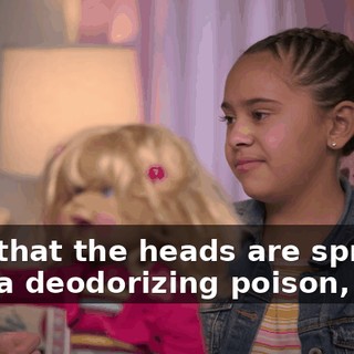 Now that the heads are sprayed with a deodorizing poison,