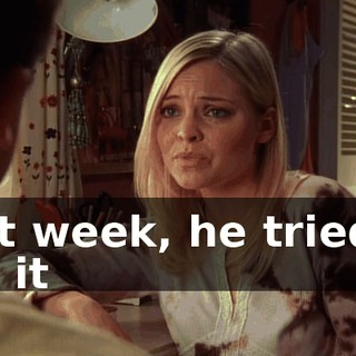 Last week, he tried to use it