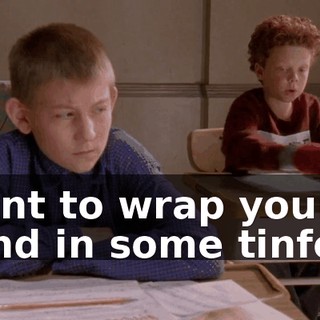 Want to wrap your hand in some tinfoil?
