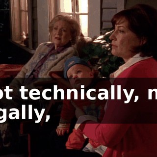 Not technically, not legally,