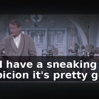 but I have a sneaking suspicion it's pretty good.