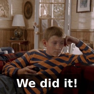 We did it!