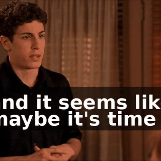 and it seems like maybe it's time