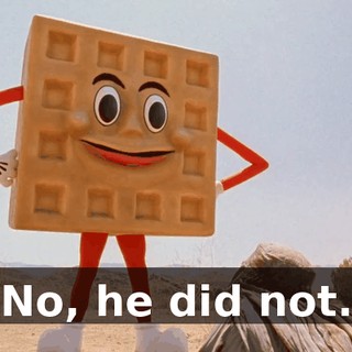 No, he did not.