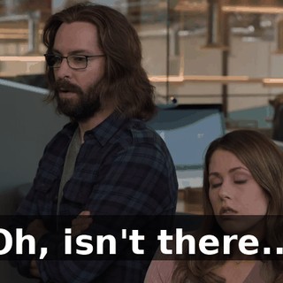 Oh, isn't there...