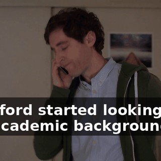 Stanford started looking into my academic background,