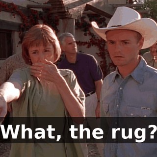 What, the rug?
