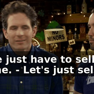- We just have to sell the game. - Let's just sell it.