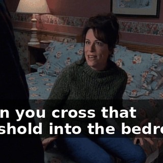 When you cross that threshold into the bedroom,