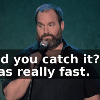 Did you catch it? It was really fast.