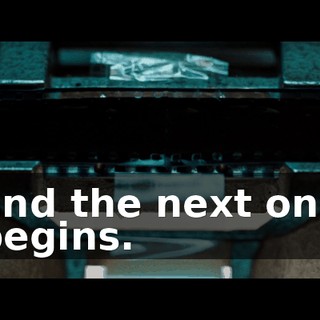 and the next one begins.