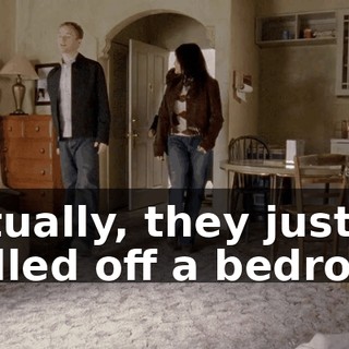 Actually, they just walled off a bedroom