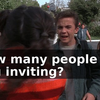 How many people are you inviting?