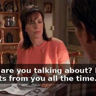 What are you talking about? I keep secrets from you all the time.