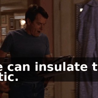we can insulate the attic.