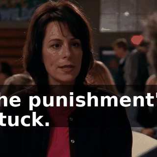 the punishment's stuck.