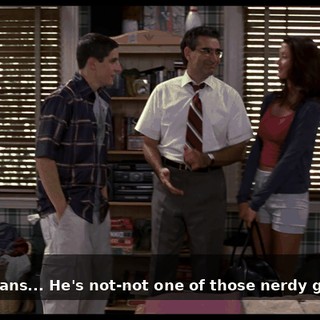- Dad. - That means... He's not-not one of those nerdy guys but...