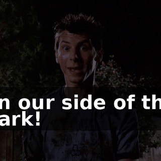 on our side of the park!