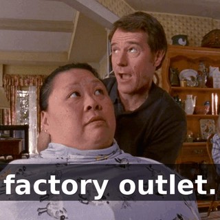 factory outlet.