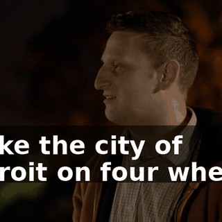 is like the city of Detroit on four wheels.