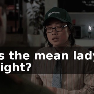 is the mean lady right?