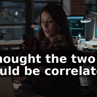 I thought the two would be correlated,