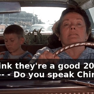 - I think they're a good 20 hour-- - Do you speak Chinese?