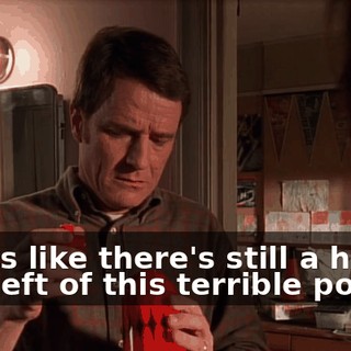 Looks like there's still a half cup left of this terrible potion.