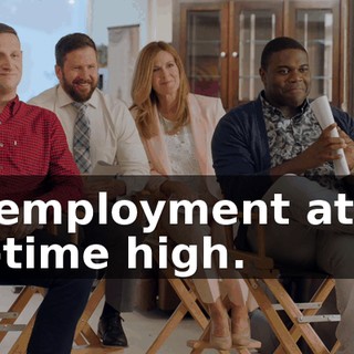 Unemployment at an all-time high.