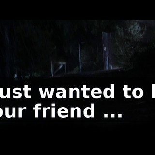 l just wanted to be your friend ...