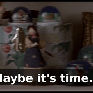 Maybe it's time...