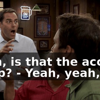 - Oh, is that the accent drop? - Yeah, yeah,