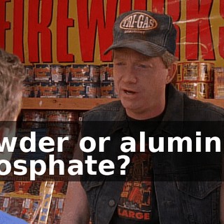 Powder or aluminum phosphate?