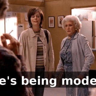 She's being modest.