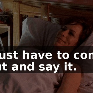 I just have to come out and say it.