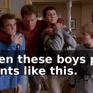 when these boys pull stunts like this.