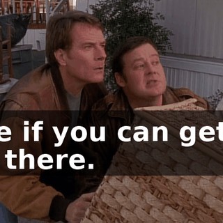 See if you can get in up there.
