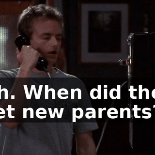 Oh. When did they get new parents?
