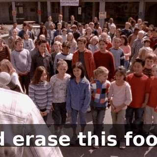 And erase this food...