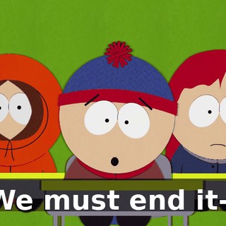 We must end it--