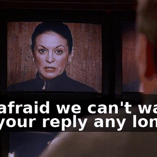 I'm afraid we can't wait for your reply any longer.