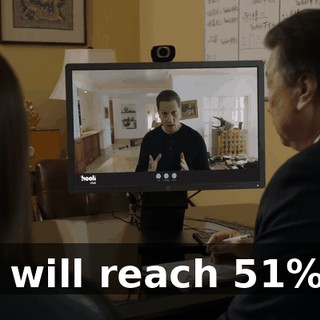I will reach 51%,