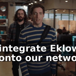 to integrate Eklow's AI onto our network.