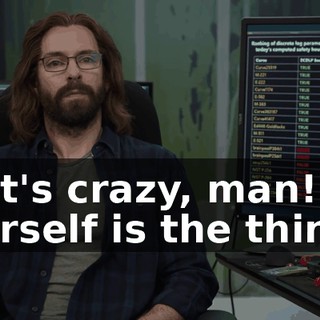 That's crazy, man! Kill yourself is the thing.