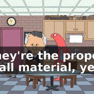they're the proper wall material, yes.