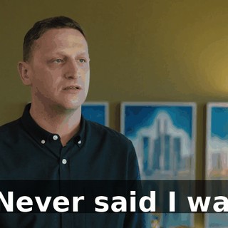 - Never said I was.