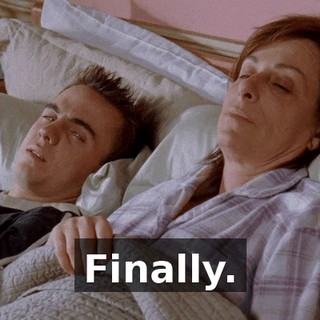 Finally.
